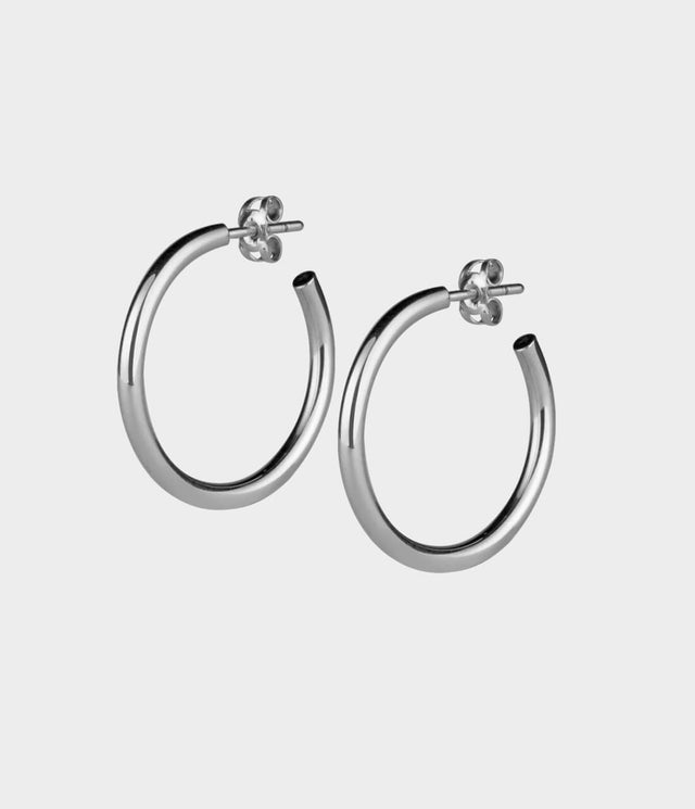 Twistio Hoop Earrings Medium by Stephen Einhorn